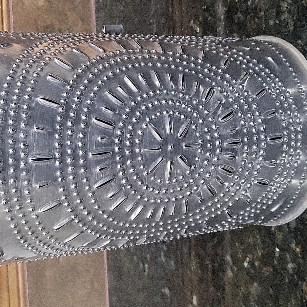 PUNCHED Tin Lantern Sunburst Design - Picture 7 of 13